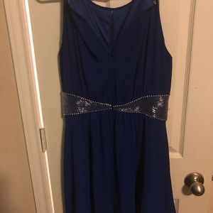 Navy blue dress